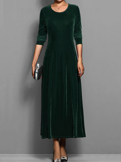 Adelheid | Soft A-Line Velvet Dress