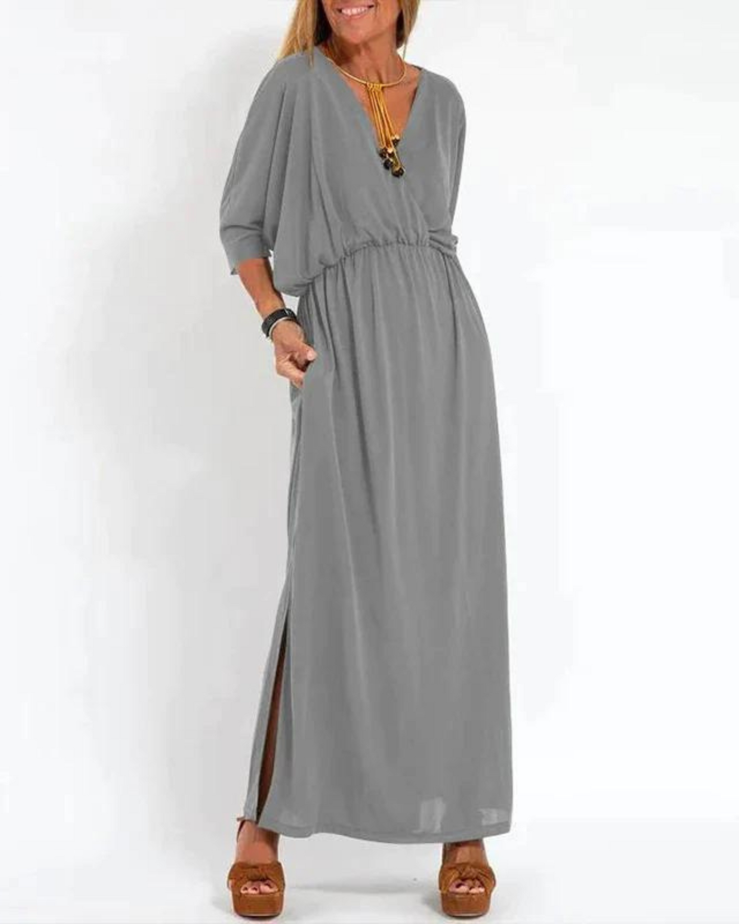 Machteld | Long Flowing Everyday Maxi Dress
