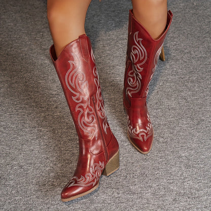 Presley | Knee-High Cowboy Boots