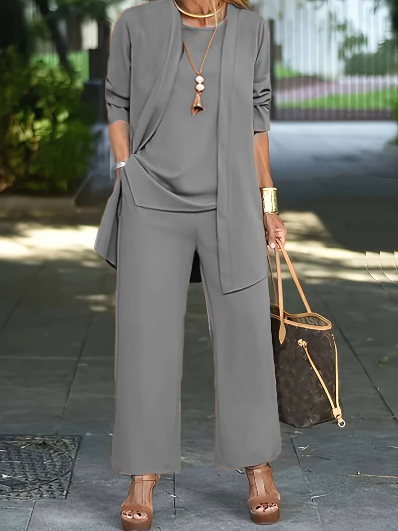 Aurora | Three-Piece Trouser Set