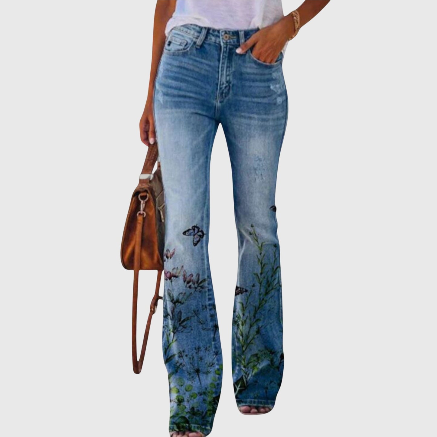 Coralie | Floral Wide Leg Pants