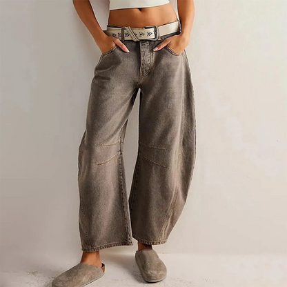 Saskia | Relaxed Wide Leg Jeans