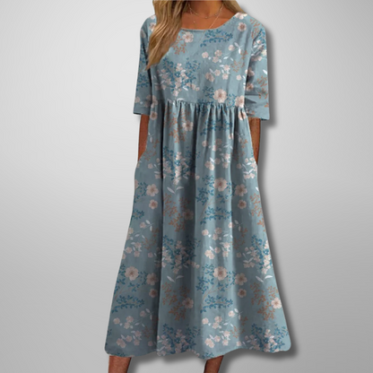 Giselle | Floral Summer Midi Dress
