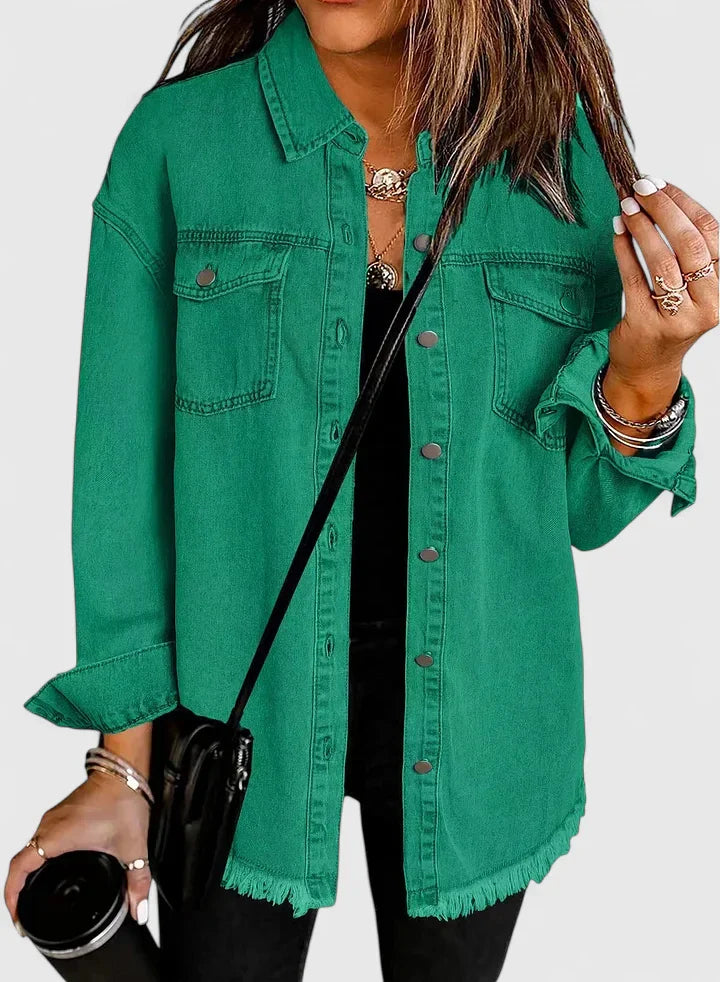 Novalyssa | Relaxed Oversized Denim Jacket