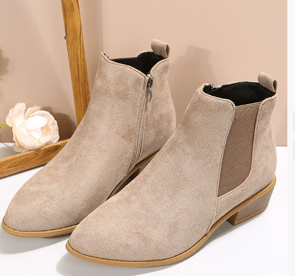 Wemke | Elastic-Panel Ankle Boots