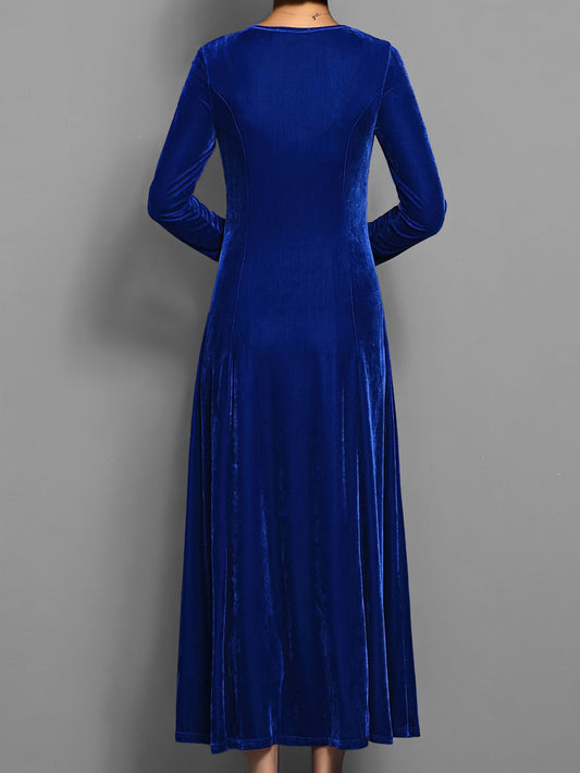 Adelheid | Soft A-Line Velvet Dress