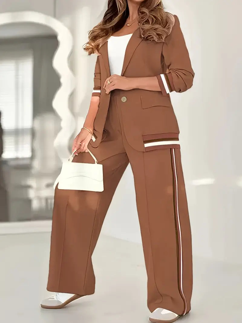 Marnie | Tailored Blazer & Straight Trouser Set