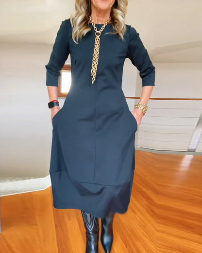 Roosmarijn | Tailored Smoothing Autumn Dress