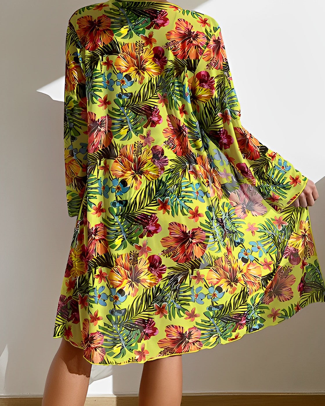 Soraya | Tropical Bikini Set with Cover-Up