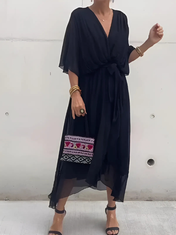 Liora | Wrap Midi Dress