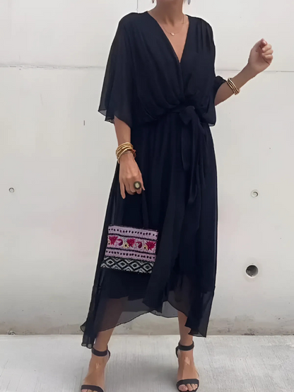 Liora | Wrap Midi Dress