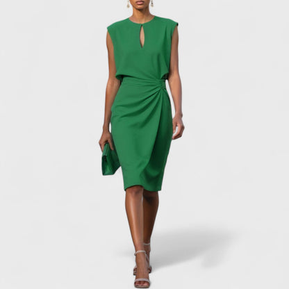 Verabel | Elegant A-Line Midi Dress