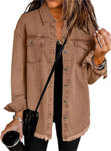 Ingrid | Oversized Drop-Shoulder Button Jacket