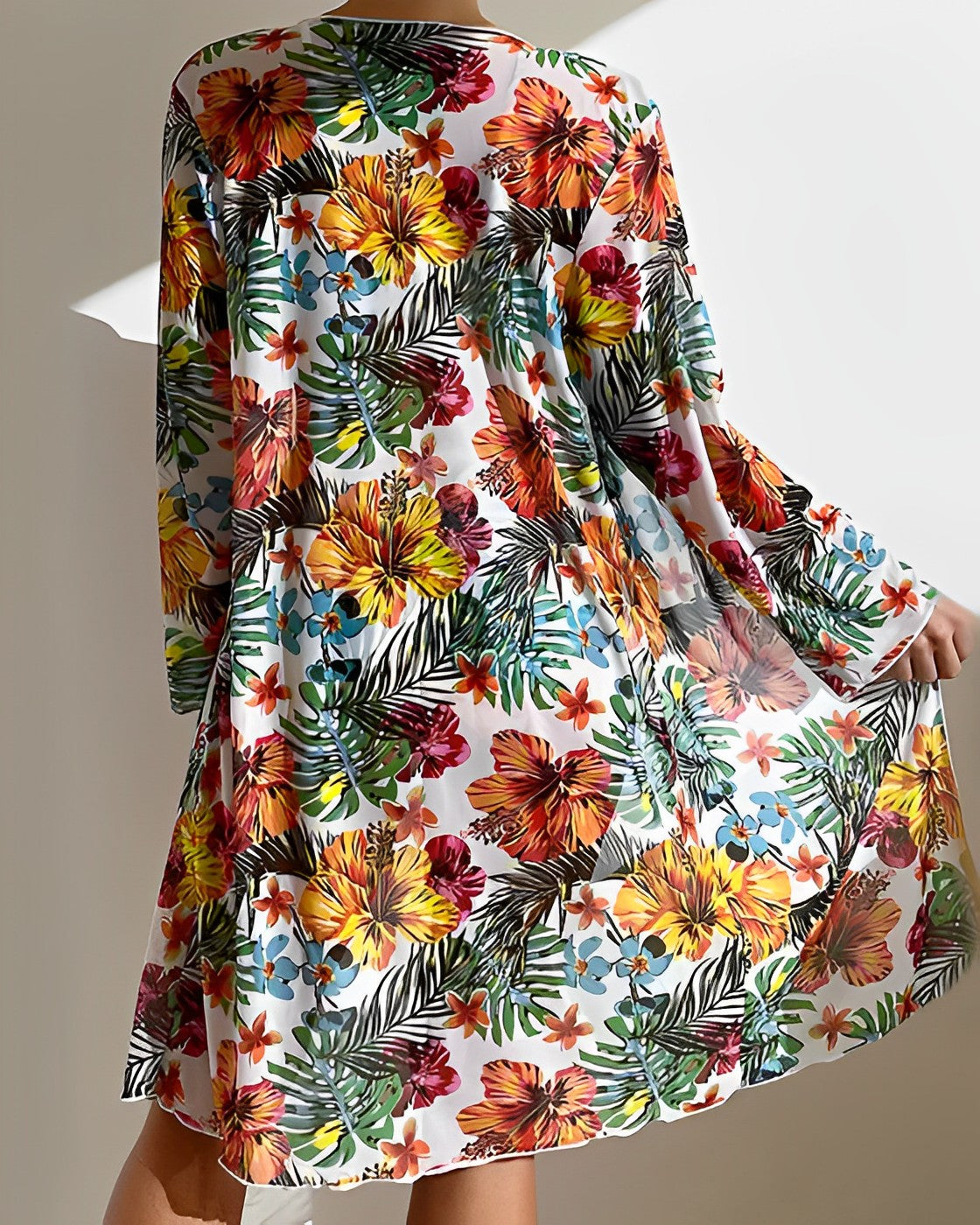 Soraya | Tropical Bikini Set with Cover-Up