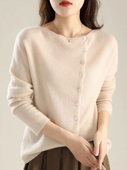 Roosje | Draped Open-Front Cardigan