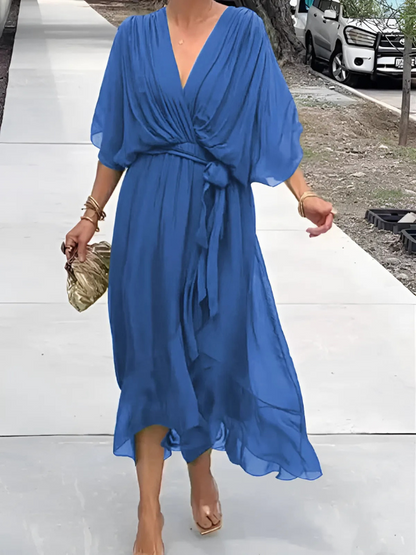 Liora | Wrap Midi Dress