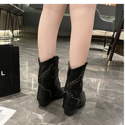 Western boots shown in a third colourway