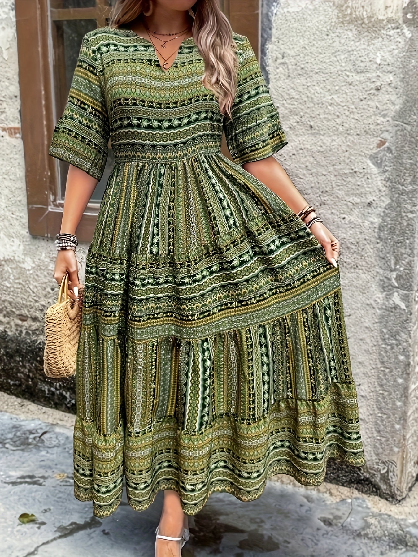 Marina | Ethnic Flowy Dress