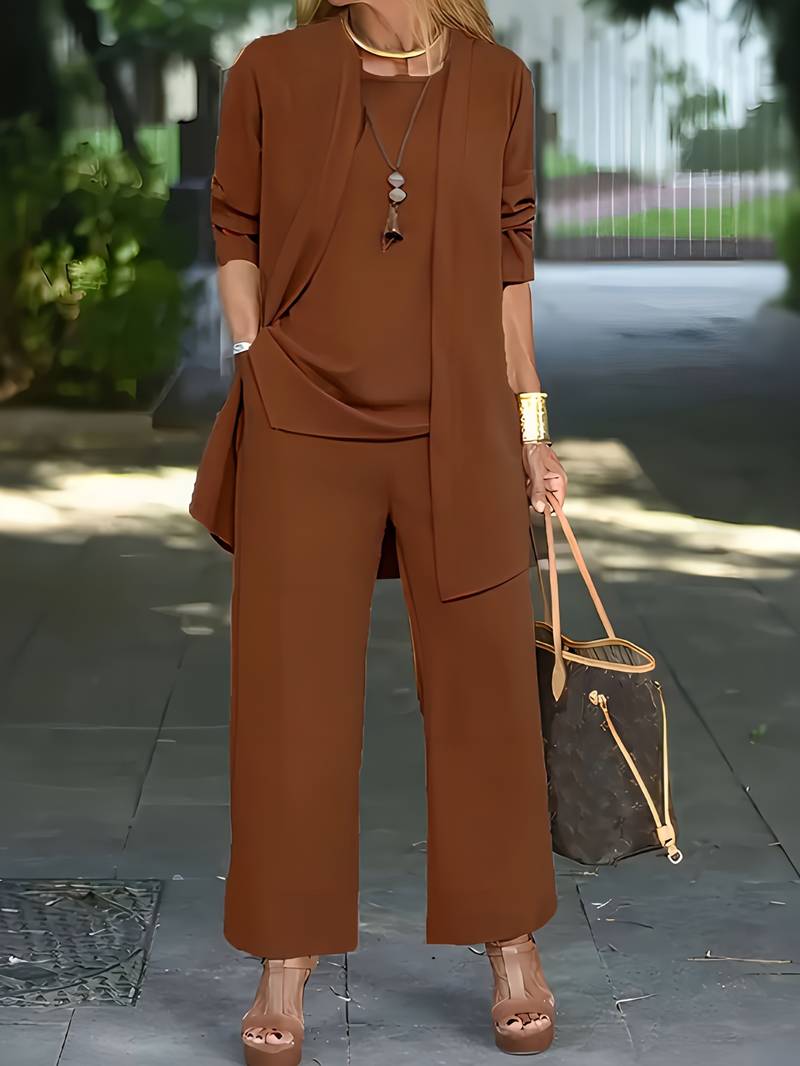 Aurora | Three-Piece Trouser Set