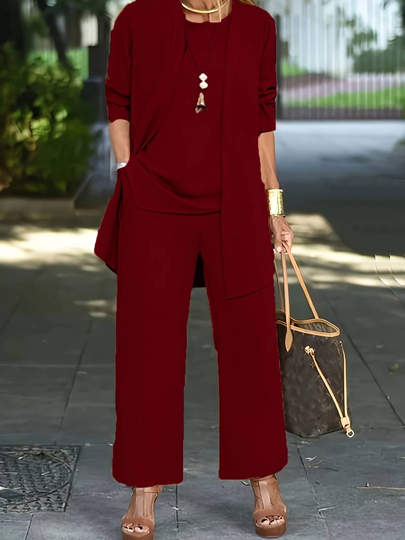 Aurora | Three-Piece Trouser Set