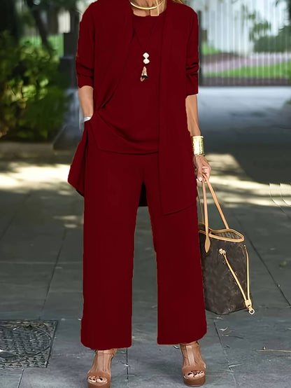 Aurora | Three-Piece Trouser Set