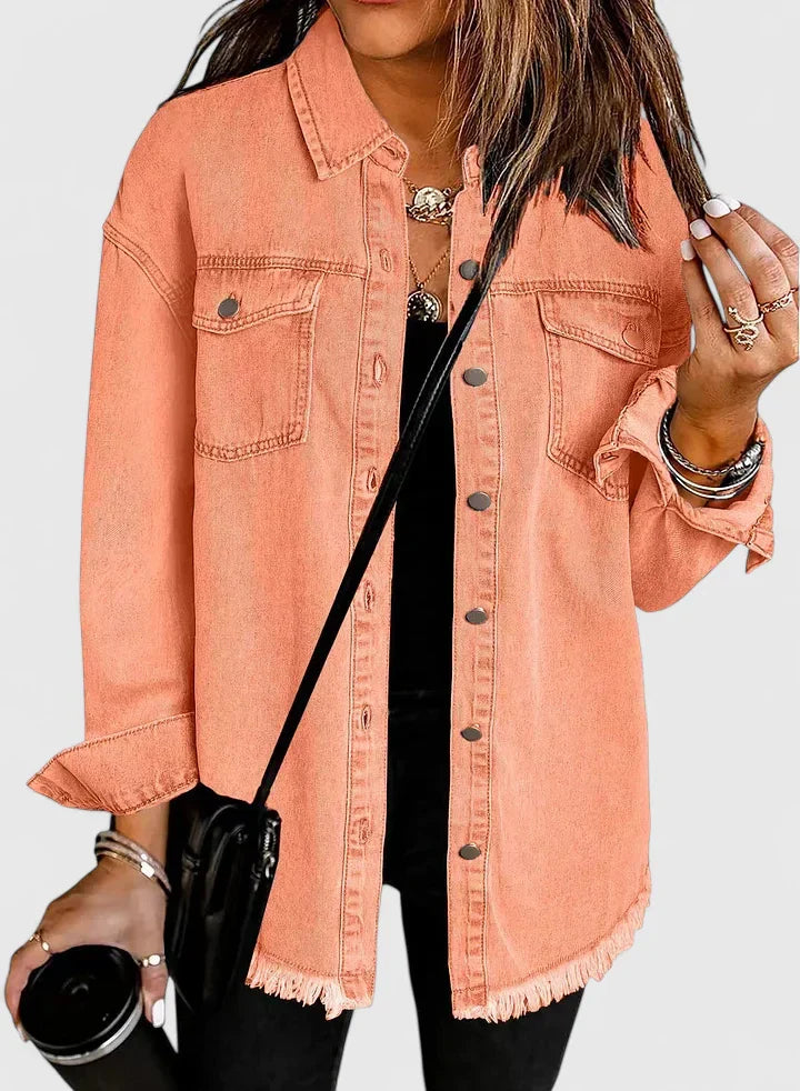 Novalyssa | Relaxed Oversized Denim Jacket