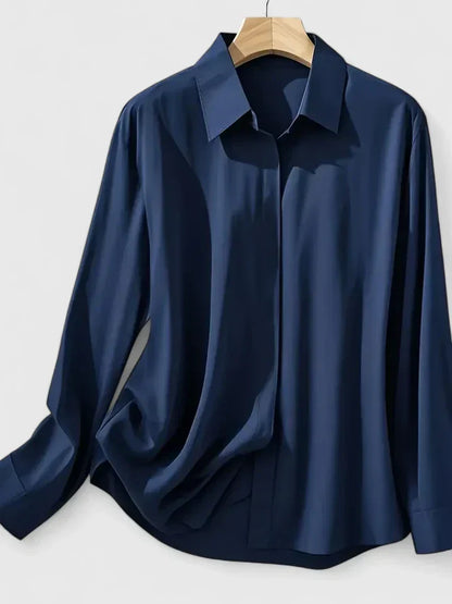Marlowe | Hidden Button Blouse