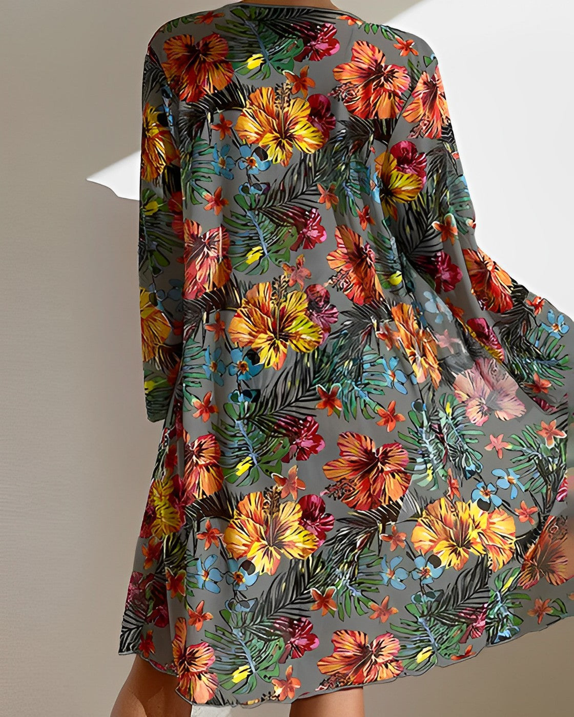 Soraya | Tropical Bikini Set with Cover-Up