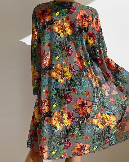 Soraya | Tropical Bikini Set with Cover-Up