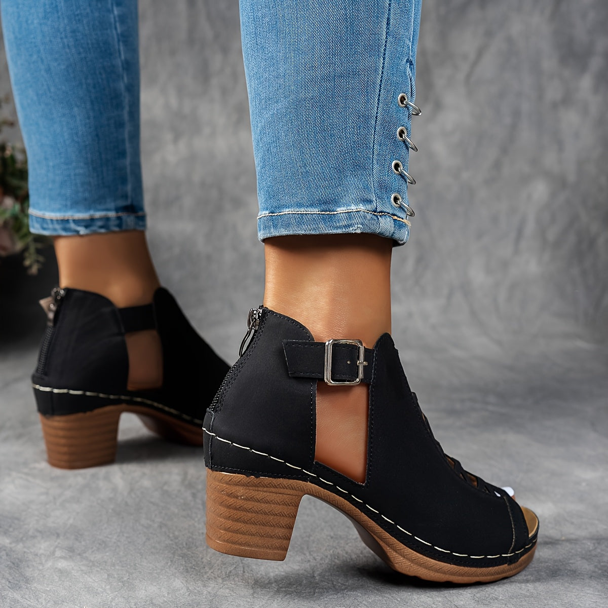 Highgate Lattice Heel Sandals