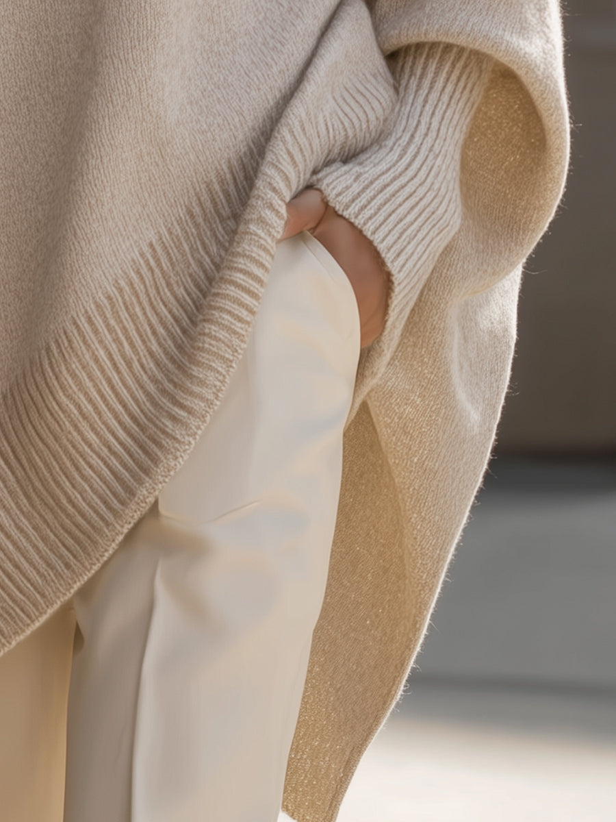 Poncho shown in a second colourway