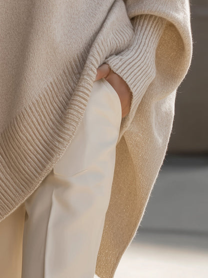 Poncho shown in a second colourway