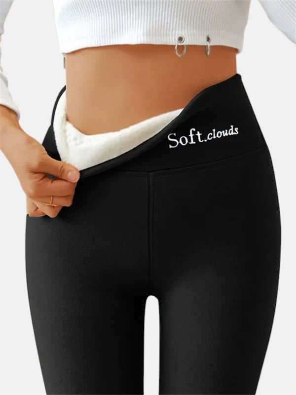 Fleece-lined winter pants shown from the front