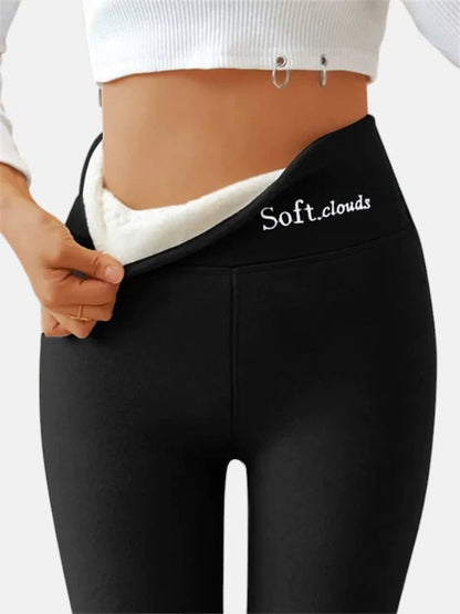 Fleece-lined winter pants shown from the front