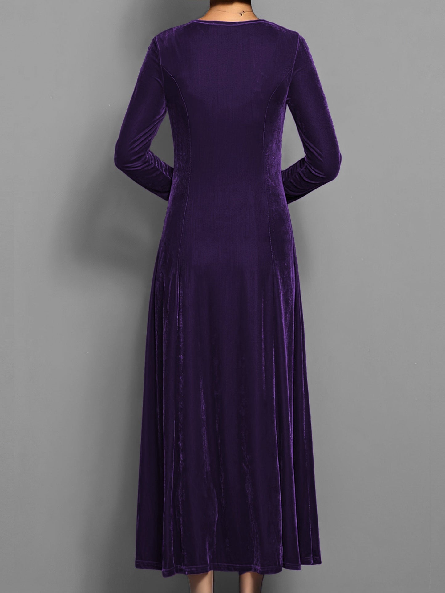 Adelheid | Soft A-Line Velvet Dress