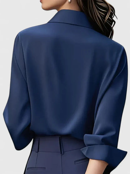 Marlowe | Hidden Button Blouse