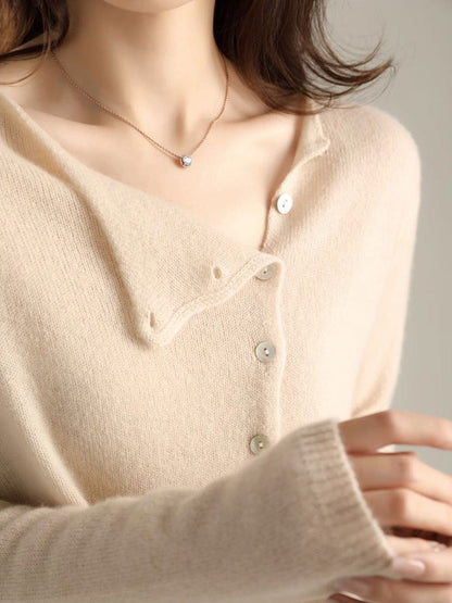 Roosje | Draped Open-Front Cardigan