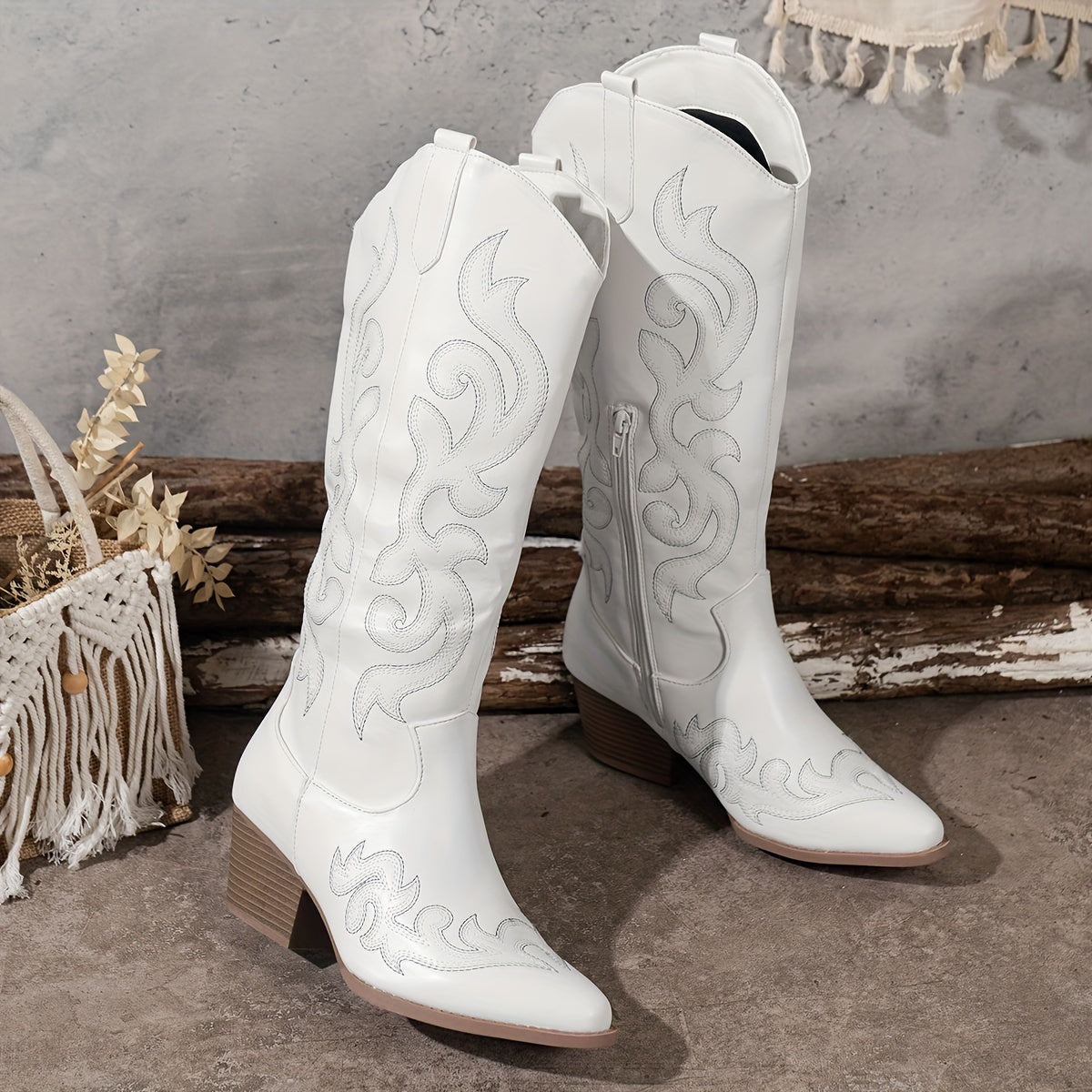 Presley | Knee-High Cowboy Boots