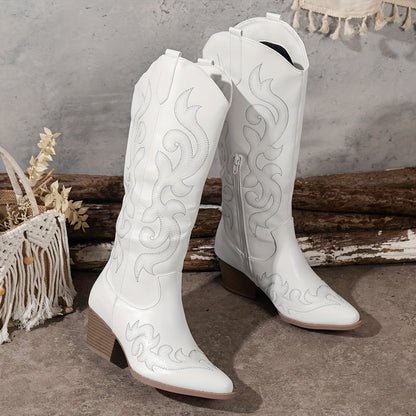 Presley | Knee-High Cowboy Boots