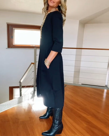 Roosmarijn | Tailored Smoothing Autumn Dress