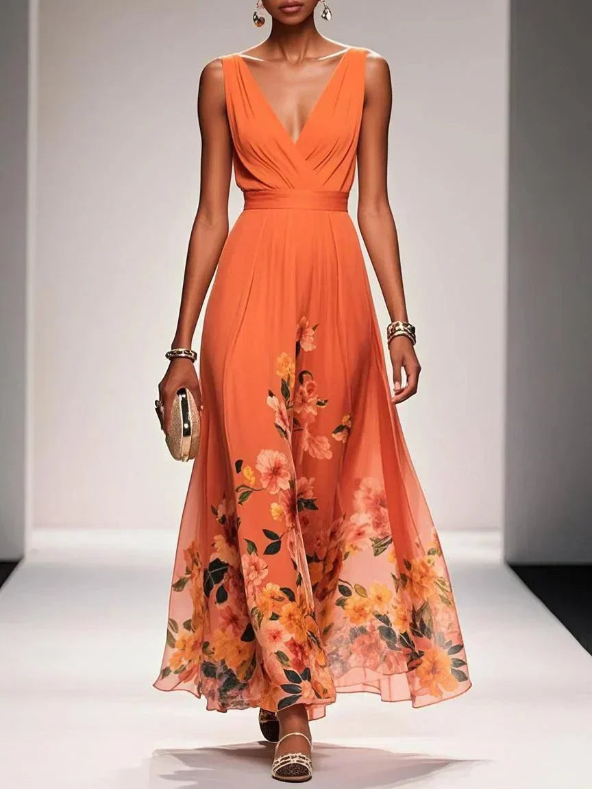 Céleste | Floral Wedding Guest Dress