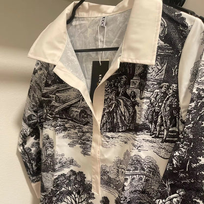Vivienne | Toile Print Mini Dress