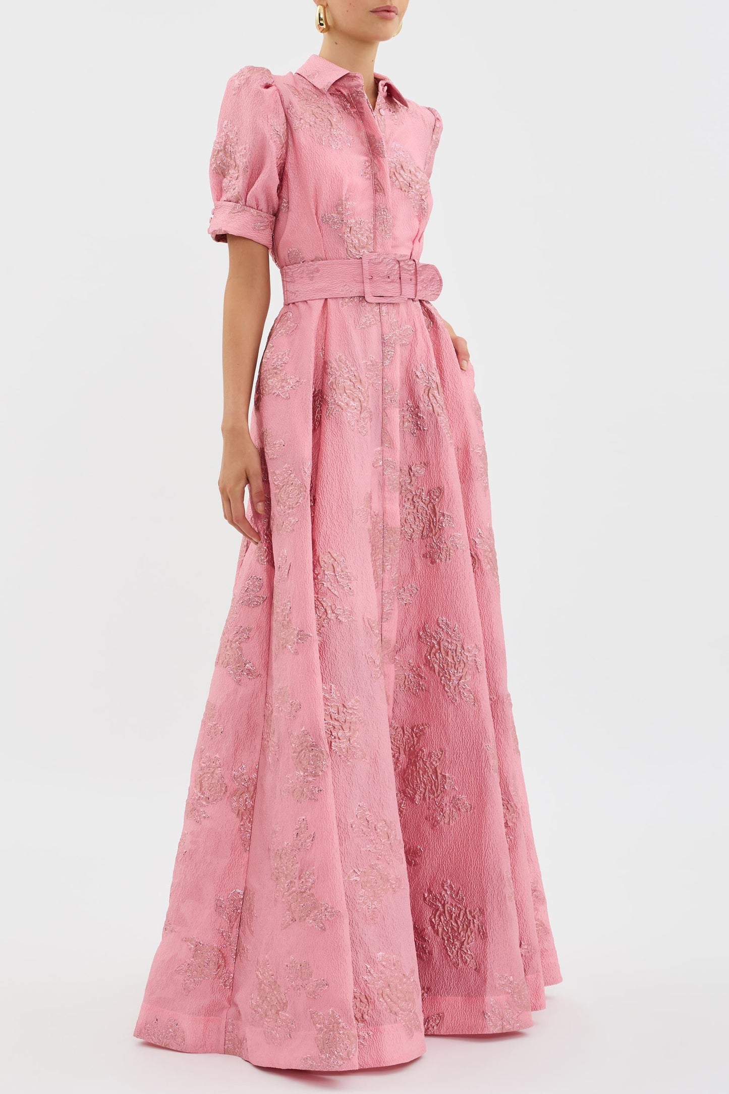 Florence | Floral Puff-Sleeve Maxi Dress