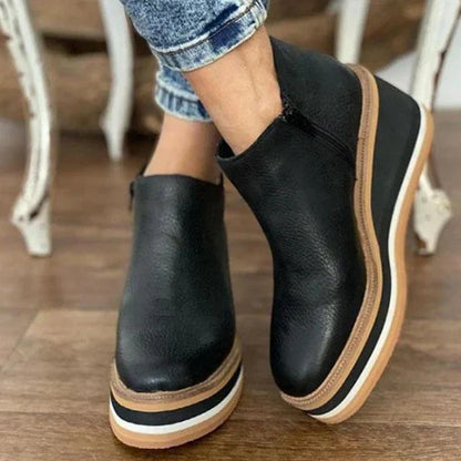 Lavinia | Waterproof Side-Zip Ankle Boots