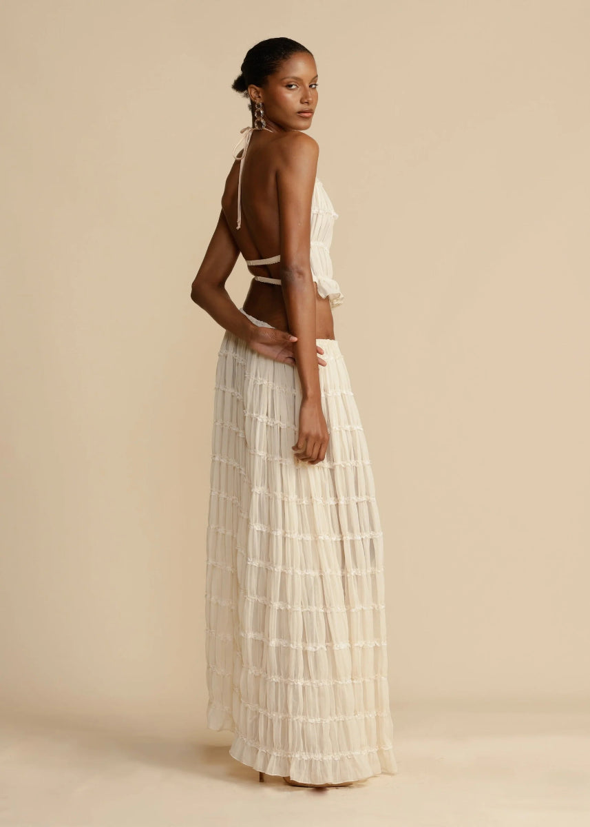 Clara | Halter Top Skirt Set