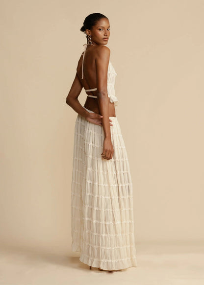 Clara | Halter Top Skirt Set