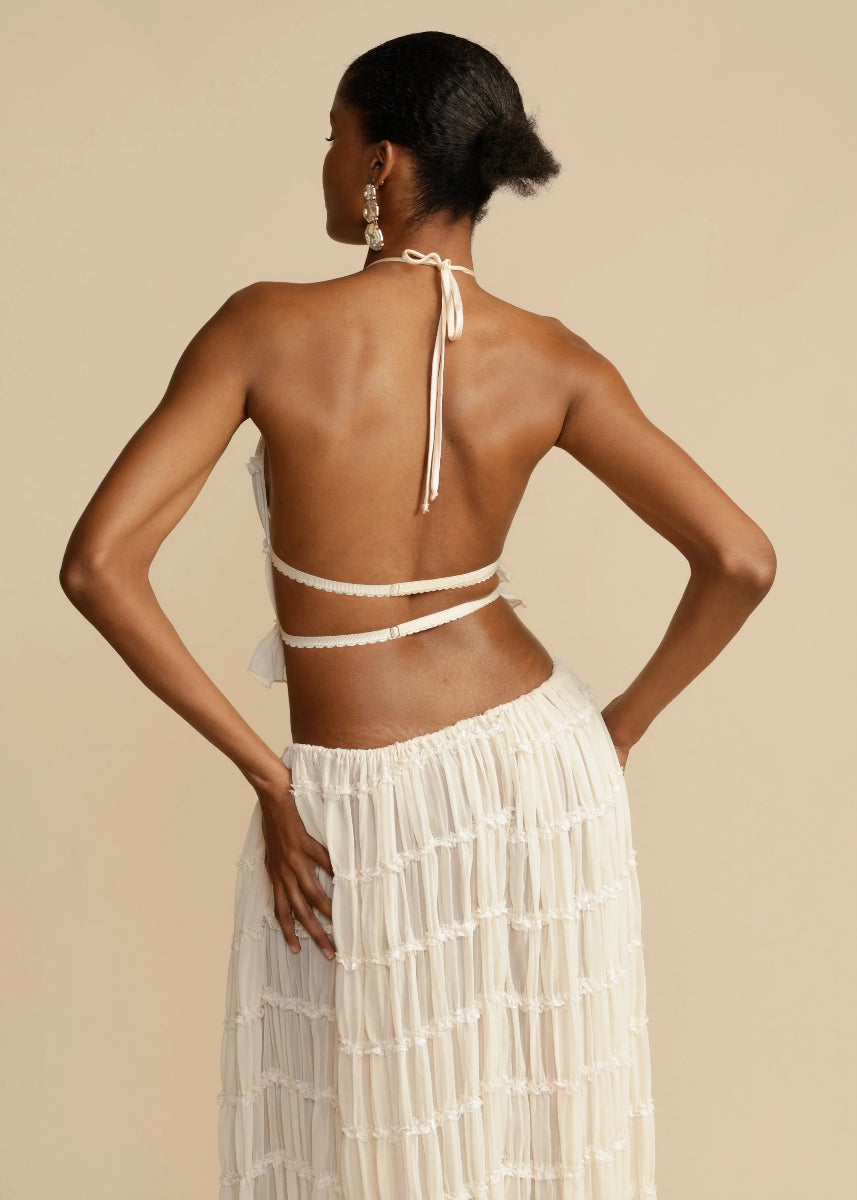 Clara | Halter Top Skirt Set