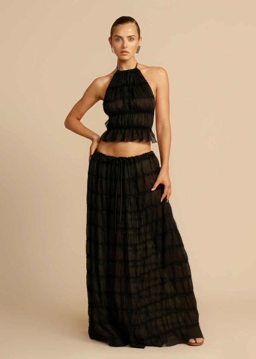 Clara | Halter Top Skirt Set