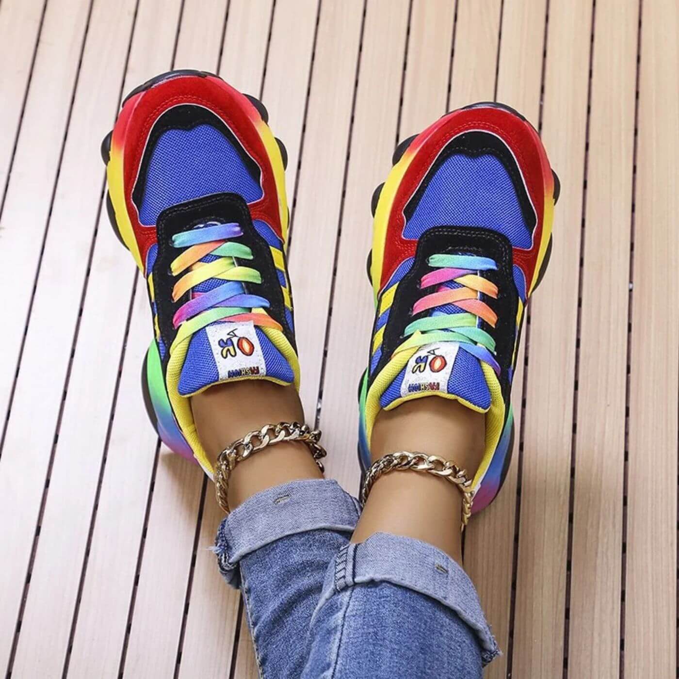 Hilde | Lightweight Cushioned Lace-Up Sneakers