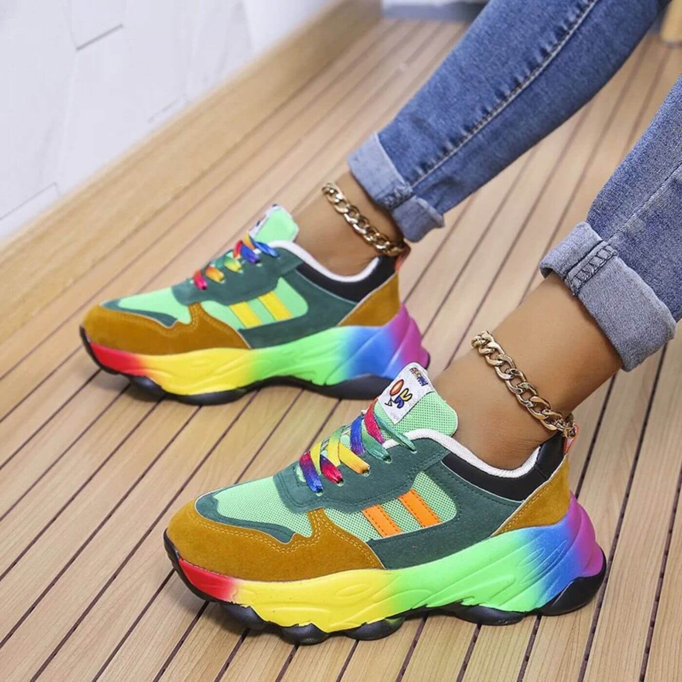 Hilde | Lightweight Cushioned Lace-Up Sneakers